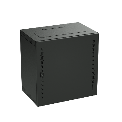 Шкаф телекоммуникационный навесной, 12 U (600х600х400) дверь метал,RAL9005 | R5STI1240MTB | DKC
