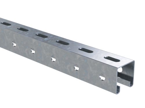 С-образный профиль 41x41, L1800, толщ.1,5 мм, INOX 304 | IBPL41180C | DKC