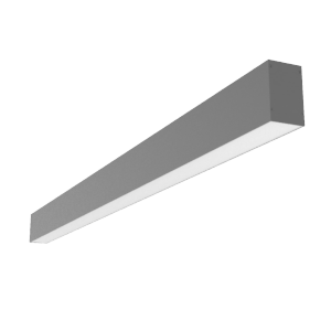 Светильник светодиодный Х-line один. подвесн 25Вт 4000 К 1251x63x100мм IP40 RAL9003 белый муар опал и 2 торц.кр.|V1-R0-10824-02OP0-4002540|VARTON