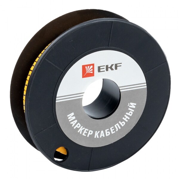 Маркер-кабельный 1,5кв.мм "1" (1000шт.) (ЕС-0) EKF PROxima | plc-KM-1.5-1 | EKF