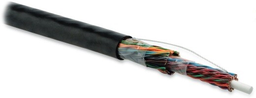 Кабель витая пара UUTP25-C5-S24-OUT-PE-BK (UTP25-C5-SOLID-OUTDOOR) неэU/UTP,(24AWG),одн(solid),вне,UV PE,-50°С-+60 °С,чер. | 19866 | Hyperline
