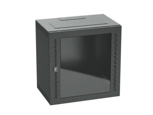 Шкаф телекоммуникационный навесной, 9 U (500х600х400) дверь стекло,RAL9005 | R5STI0940GSB | DKC