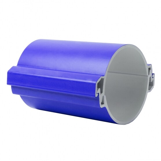 Труба гладкая разборная ПВХ 110 мм (750Н), синяя PROxima | tr-pvc-110-750-blue | EKF
