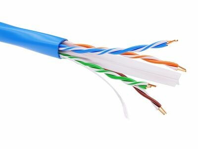 Информационный кабель неэкранированый U/UTP 4х2 CAT6, PVC, синий | RN6UUPV3BL | DKC