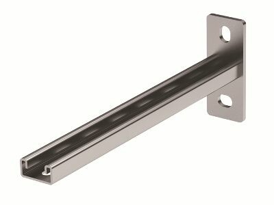 Консоль одиночная, 41х21 мм, осн. 500, INOX 304 | IBBP2150C | DKC