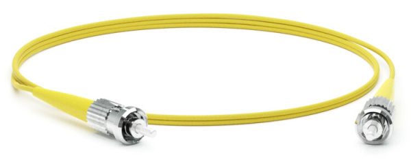 Патч-корд FC-S2-9-ST/UR-ST/UR-H-3M-LSZH-YL волоконно-оптический (шнур) SM 9/125 (OS2), ST/UPC-ST/UPC, 2.0 мм, simplex, LSZH, 3 м | 247517 | Hyperline