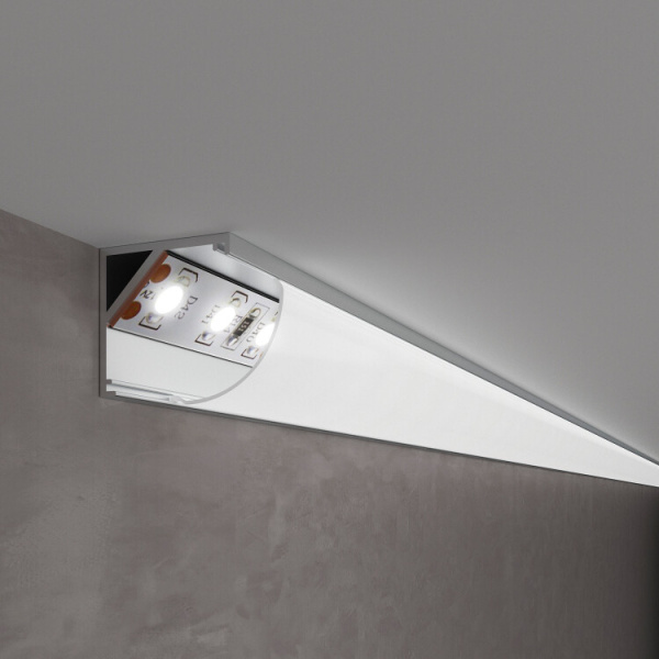 Профиль алюминиевый угловой для светодиодной ленты LL-2-ALP008 (под ленту до 10mm) | a041813 | Elektrostandard