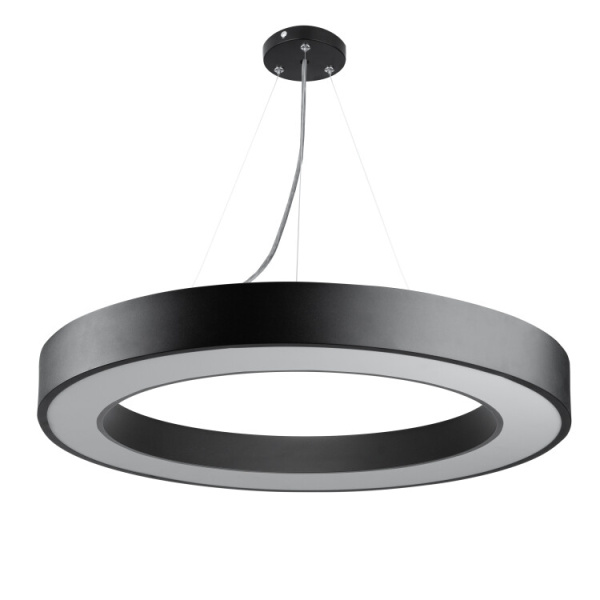 Светильник светодиодный Geometria Ring SPO-133-B-40K-045 45Вт 4000К 3200Лм IP40 600*600*80 черный подвесной | Б0050563 | ЭРА