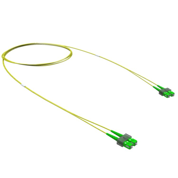 Оптический коммутационный шнур Duplex SC/APC-SC/APC, 9/125 (OS2), 3 м | RNPC9DCACA3 | DKC