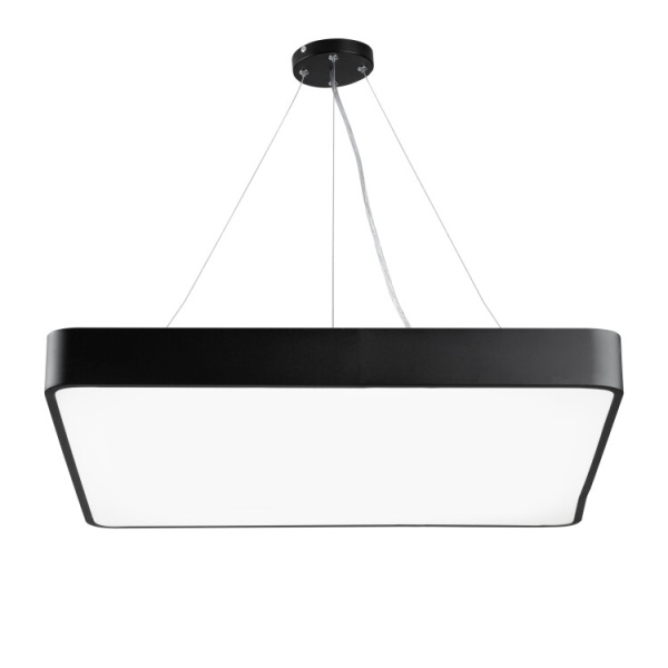 Светильник светодиодный Geometria Quadro SPO-164-B-40K-110 110Вт 4000К 17300Лм IP40 800*800*80 черный подвесной | Б0050589 | ЭРА