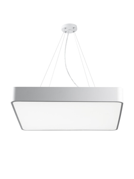 Светильник светодиодный Geometria Quadro SPO-164-W-40K-110 110Вт 4000К 17300Лм IP40 800*800*80 белый подвесной | Б0050588 | ЭРА