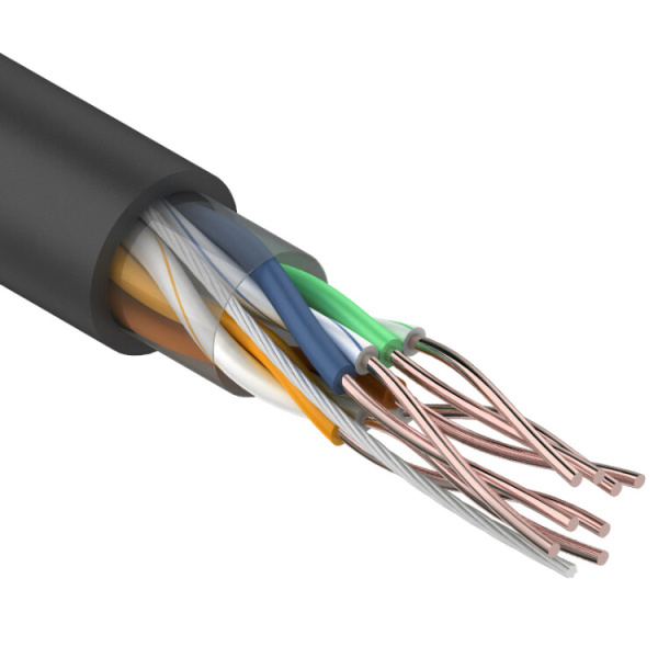 Кабель UTP 4PR 24AWG CAT5e 305м OUTDOOR | 01-0045 | REXANT