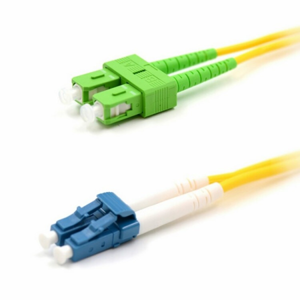 Патч-корд оптический переходной (SM), 9/125 (OS2), LC/UPC-SC/APC, (Duplex), PVC, 5м | 50-2476-1 | REXANT