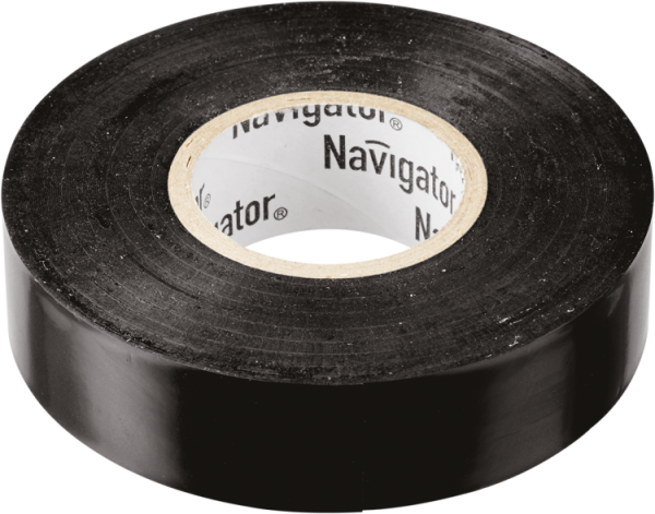 Изолента NIT-B15-20/BL чёрная | 71103 | Navigator