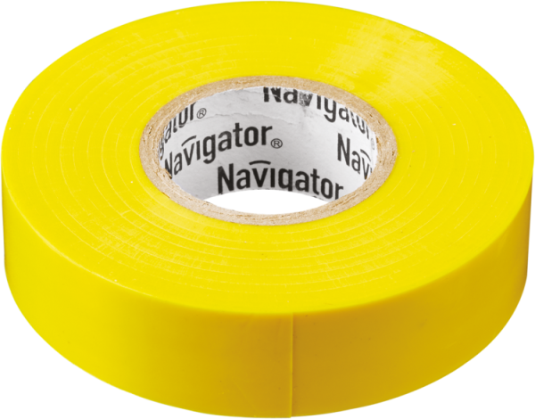 Изолента NIT-B15-20/Y жёлтая | 71105 | Navigator