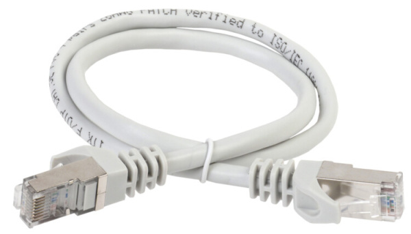 Коммутационный шнур (патч-корд), кат.5Е FTP, LSZH, 10м, серый | PC01-C5EFL-10M | ITK