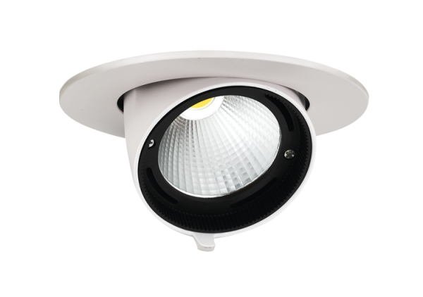 Светильник светодиодный встраиваемый downlight ДВО PLED DL4 30W 4000K 24° поворот White IP40 | .5021907 | Jazzway
