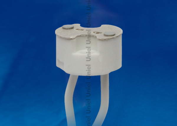 ULH-GU4/GU5.3-Ceramic-15cm Патрон керамический для лампы на цоколе GU4/GU5.3 | 02283 | Uniel