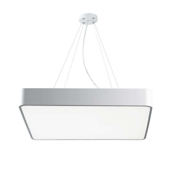 Светильник светодиодный Geometria Quadro SPO-163-W-40K-050 50Вт 4000К 3700Лм IP40 600*600*80 белый подвесной | Б0050586 | ЭРА