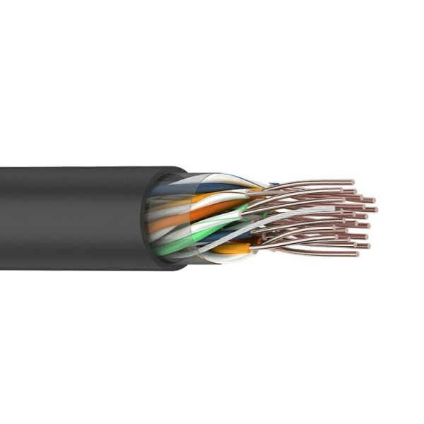 Кабель UTP 16PR 24AWG, CAT5, наружный (OUTDOOR), бухта 305 м | 01-1123 | REXANT
