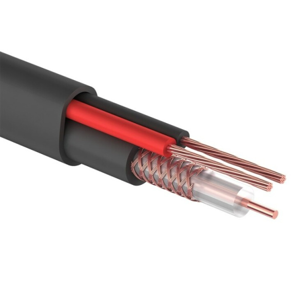 Кабель КВК-П-2 +2x0,50 кв мм (Cu/Cu) черный (бухта 200 м) PROconnect | 01-4214 | PROconnect