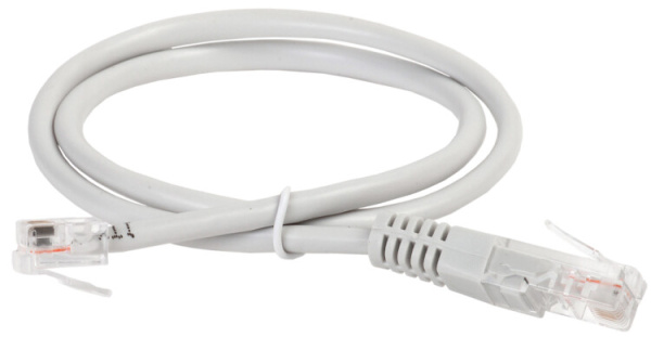 Коммутац. шнур (патч-корд), RJ45-RJ12, 2м, серый | PC01-4512-2M | ITK